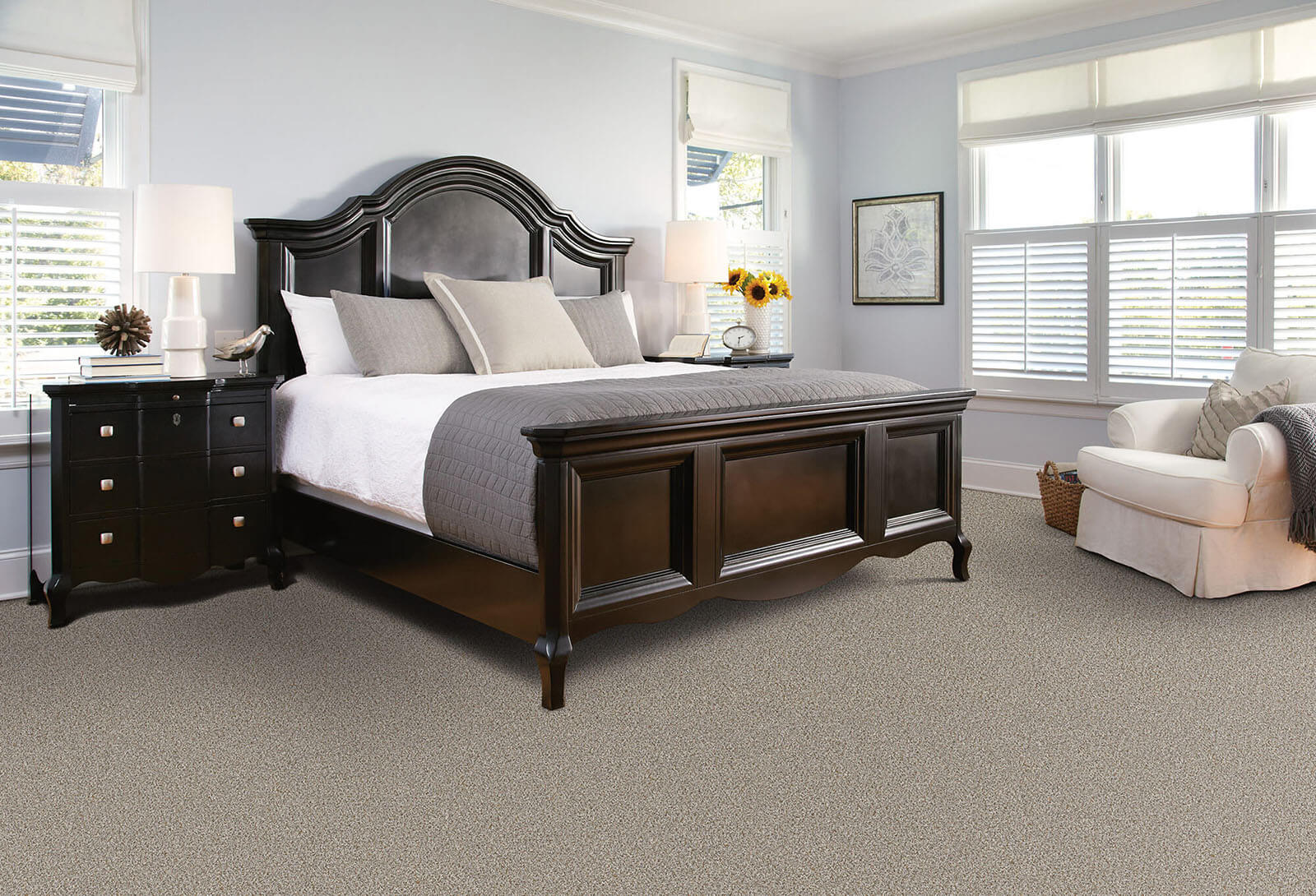 Bedroom carpet flooring | VRR Flooring